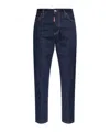 Dsquared2 Straight Leg Jeans In Blue