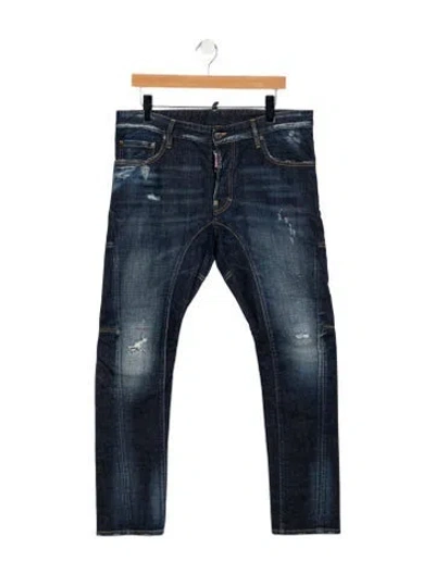 Pre-owned Dsquared2 Straight Leg Jeans In Blue