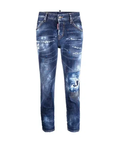 Dsquared2 Straight-leg Jeans In Blue
