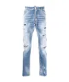 Dsquared2 Straight-leg Jeans In Blue