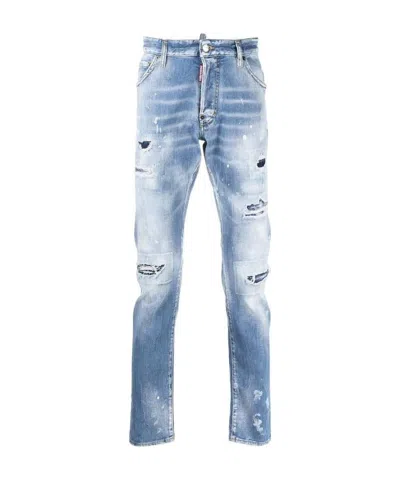 Dsquared2 Straight-leg Jeans In Blue