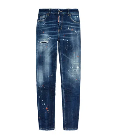 DSQUARED2 DSQUARED2 DISTRESSED SKINNY JEANS