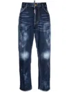 Dsquared2 Slim Fit Denim Trousers In Blue
