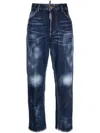 Dsquared2 Slim Fit Denim Trousers In Blue