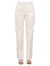 Dsquared2 Straight-leg Mid-rise Trousers In Beige