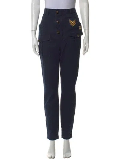 Pre-owned Dsquared2 Straight Leg Pants In Blue