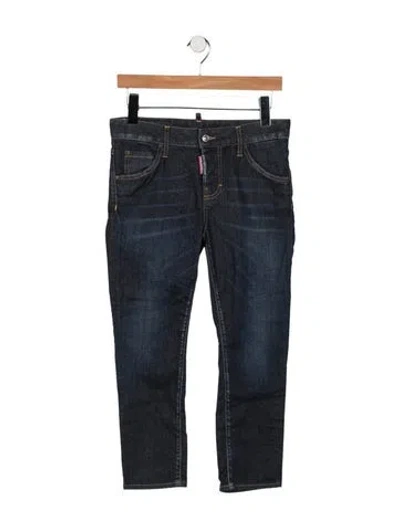Pre-owned Dsquared2 Straight Leg Pants In Blue