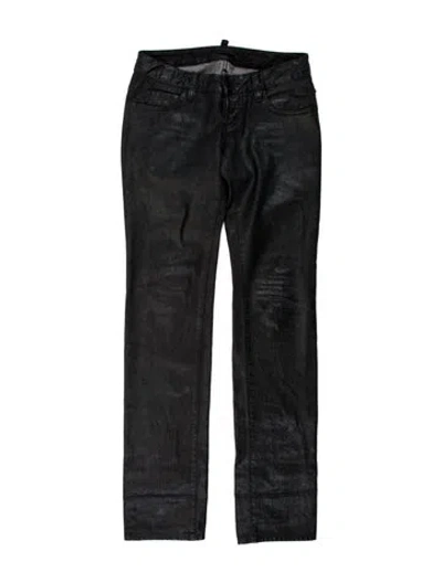 Pre-owned Dsquared2 Straight Leg Pants In Gray