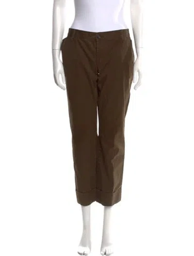 Pre-owned Dsquared2 Straight Leg Pants In Green