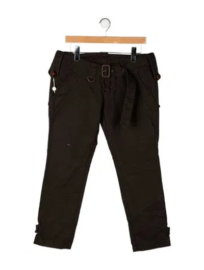 Pre-owned Dsquared2 Straight Leg Pants In Green