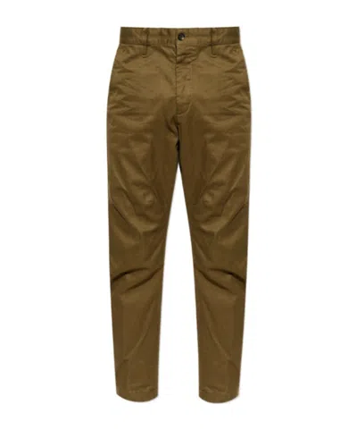 Dsquared2 Straight Leg Pants In Green