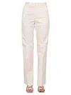 Dsquared2 Straight-leg Mid-rise Trousers In Ivory