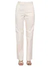 Dsquared2 Straight-leg Mid-rise Trousers In Ivory