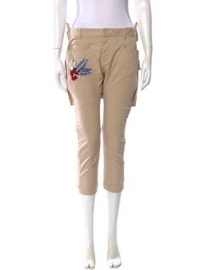 Pre-owned Dsquared2 Straight Leg Pants In Neutral