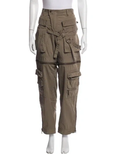 Pre-owned Dsquared2 Straight Leg Pants In Neutrals