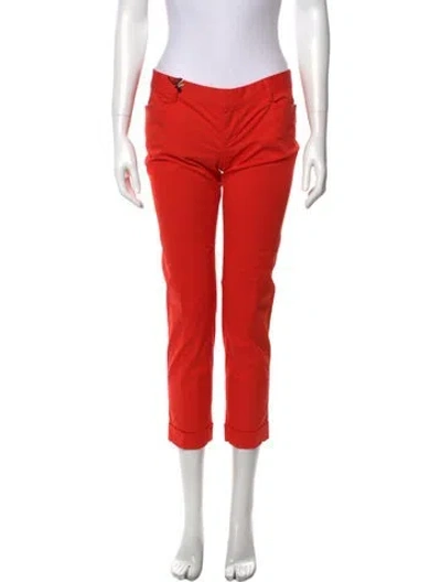 Pre-owned Dsquared2 Straight Leg Pants In Orange