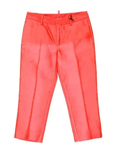 Pre-owned Dsquared2 Straight Leg Pants In Orange
