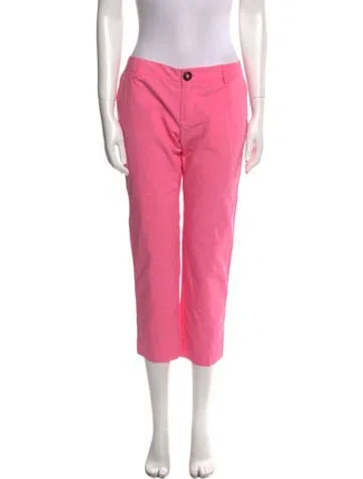 Pre-owned Dsquared2 Straight Leg Pants In Pink