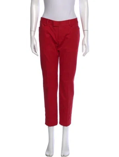 Pre-owned Dsquared2 Straight Leg Pants In Red