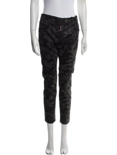 Pre-owned Dsquared2 Straight Leg Pants W/ Tags In Black