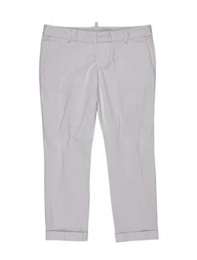 Pre-owned Dsquared2 Straight Leg Pants In White