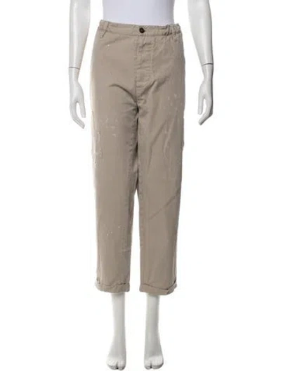 Pre-owned Dsquared2 Straight Leg Pants In White