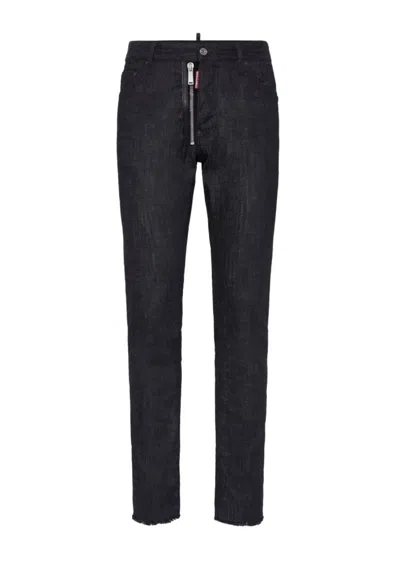 DSQUARED2 STRAIGHT-LEG PANTS WITH FIVE POCKETS