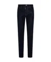 Dsquared2 Crystal-embellished Slim-fit Jeans In Black