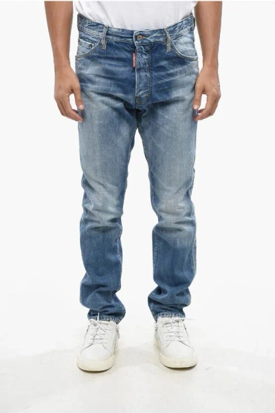 DSQUARED2 STRAIGHT LEG STONEWASHED COOL GUY JEANS 16CM