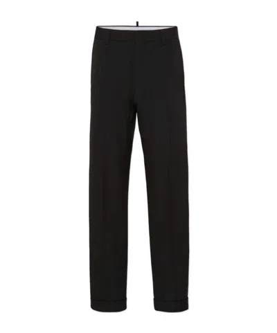 DSQUARED2 DSQUARED2 MID-RISE STRAIGHT-LEG TAILORED TROUSERS