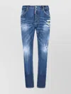 Dsquared2 Dsquared Men Slim Jeans With A Lived-in Effect In Blue
