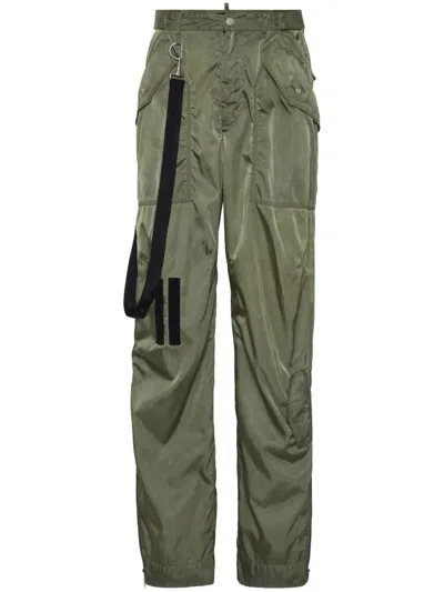 Dsquared2 Straight-leg Trousers In Green