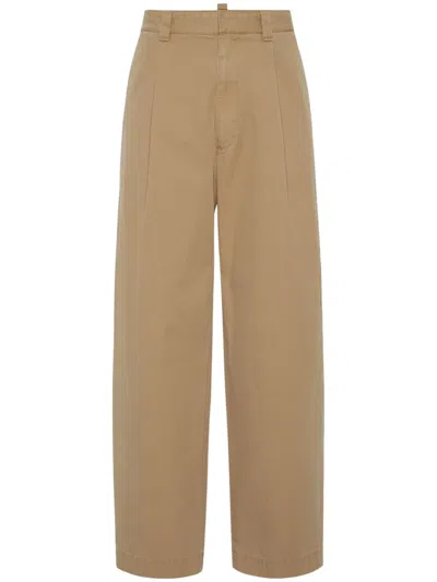 Dsquared2 Straight-leg Trousers In Neutrals