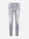 Dsquared2 Faded Grey Slim Fit Skater Jeans