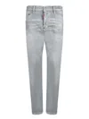 Dsquared2 Straight Skater Jeans In Gray