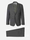 Dsquared2 Straight Wool Suit In Gray