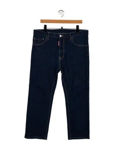 Pre-owned Dsquared2 Straight-leg Jeans In Blue