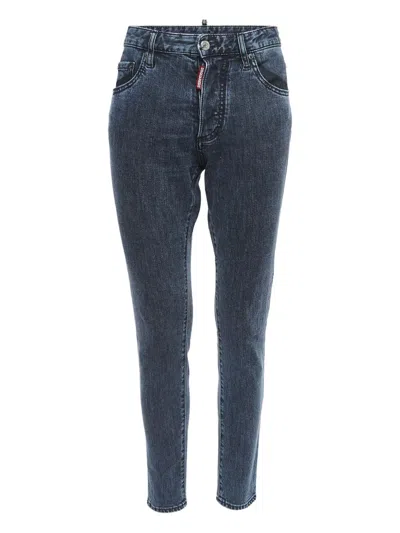 Pre-owned Dsquared2 Straight-leg Jeans In Blue