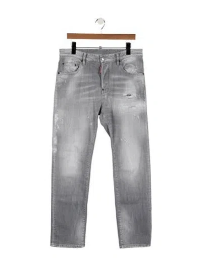 Pre-owned Dsquared2 Straight-leg Jeans In Blue