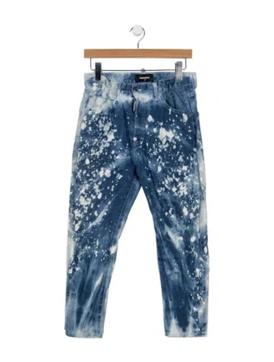 Pre-owned Dsquared2 Straight-leg Jeans In Blue