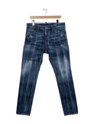 Pre-owned Dsquared2 Straight-leg Jeans In Blue