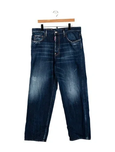 Pre-owned Dsquared2 Straight-leg Jeans W/ Tags In Blue