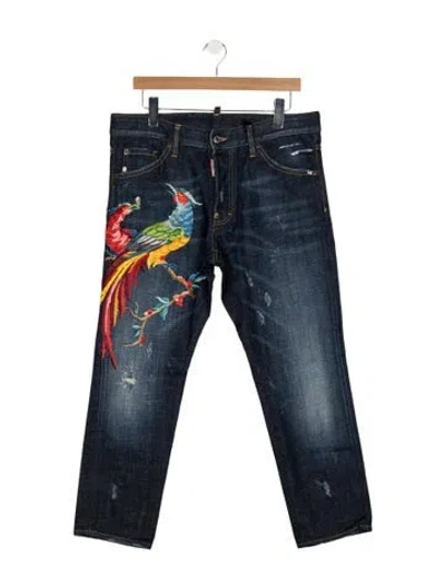 Pre-owned Dsquared2 Straight-leg Jeans W/ Tags In Blue