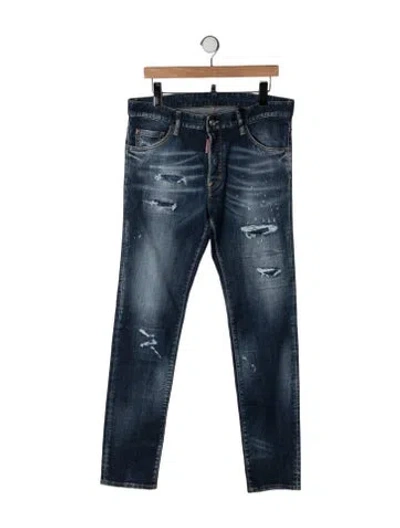 Pre-owned Dsquared2 Straight-leg Jeans W/ Tags In Blue
