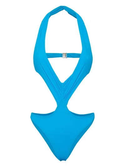 Dsquared2 Strapless One Piece In Blue