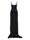 Dsquared2 Strappy-detail Maxi Dress In Black