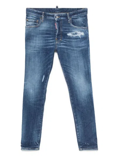 DSQUARED2 STRETCH-COTTON BLUE JEANS