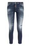 Dsquared2 Stretch Cotton Cropped Jeans