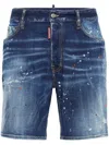 Dsquared2 Cropped Jeans With Paint Splatters