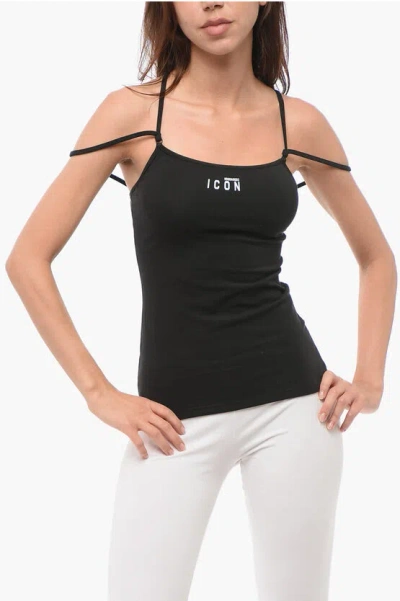 Dsquared2 Stretch Cotton Icon Tank Top